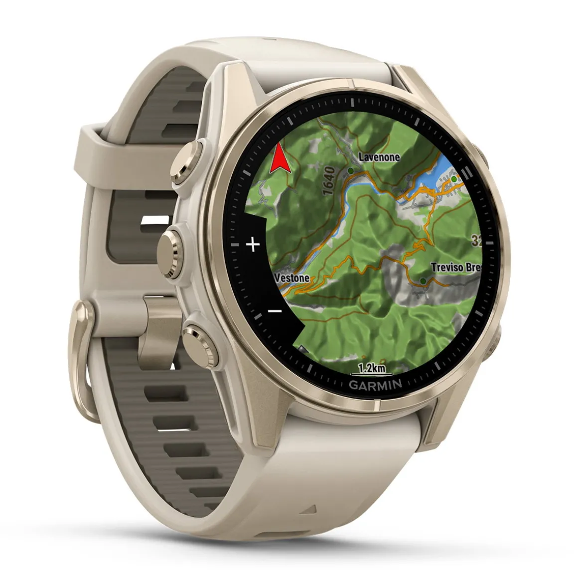 Garmin Fenix 8 AMOLED Sapphire, 43 mm (Soft Gold)