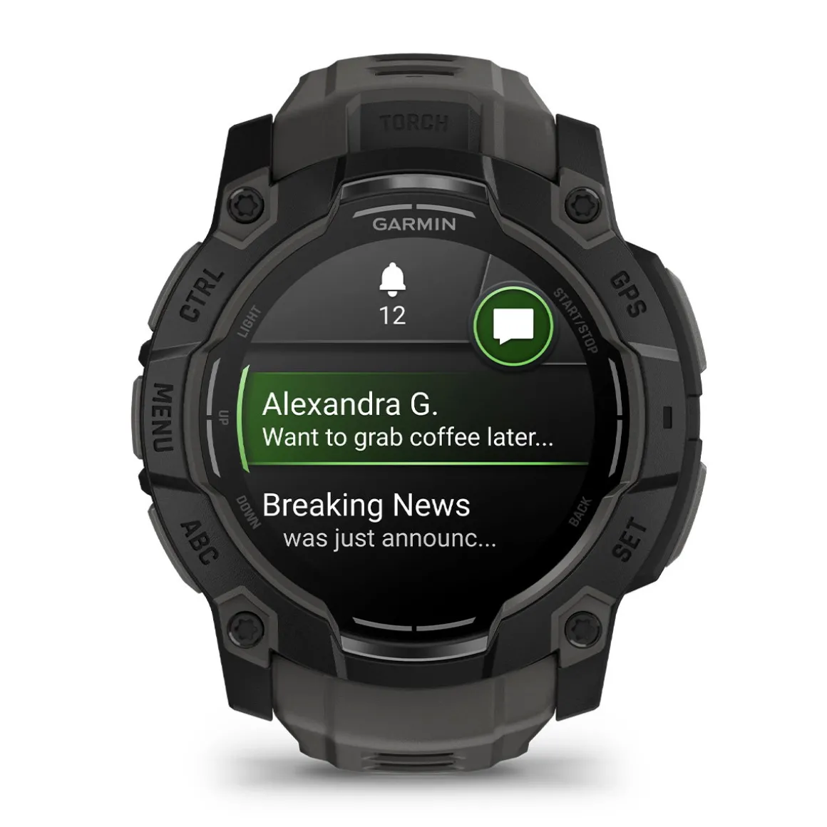 Garmin Instinct 3 AMOLED, 50mm (Black)