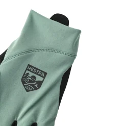 Hestra Apex Short 5-Finger Cykelhandsker (Silver Green)