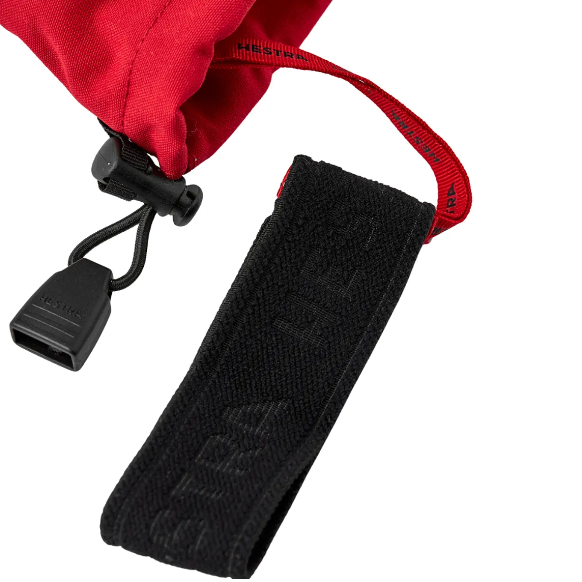 Hestra Army Leather Heli Ski 5-finger skihandsker (Red)