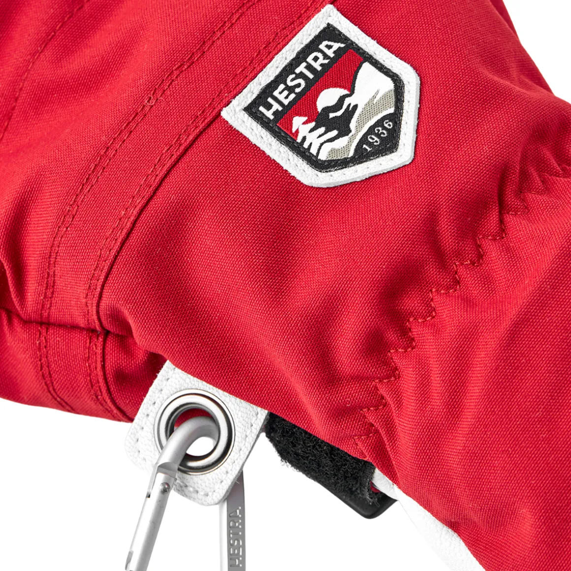 Hestra Army Leather Heli Ski 3-finger skihandske (Red)