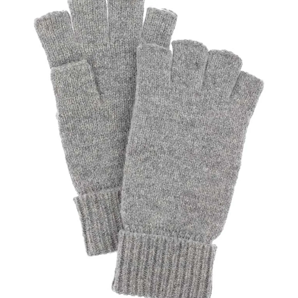 Hestra Basic Wool Half Finger, Grey