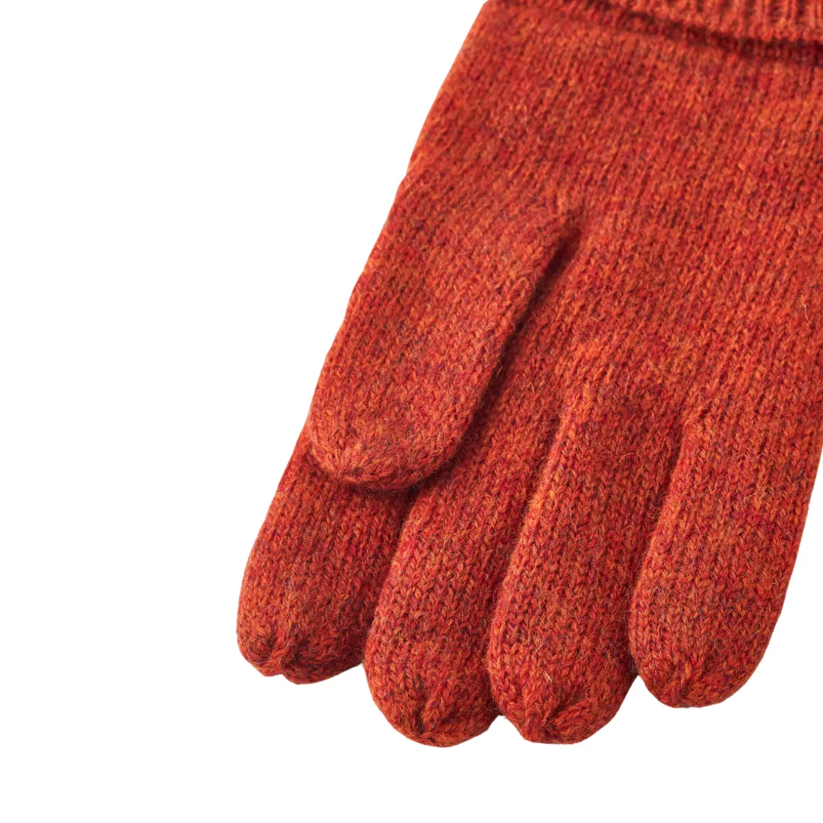Hestra Raggwool Glove uldhandsker (Brick Red)