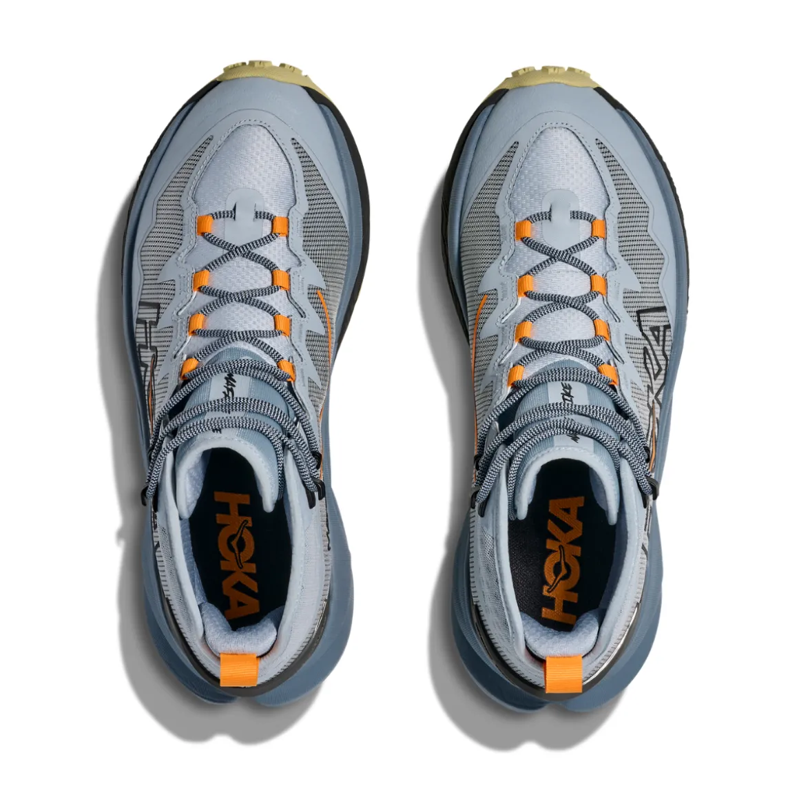 HOKA ONE ONE Mafate Hike vandrestøvle, herre (Mineral Blue / Tumeric)