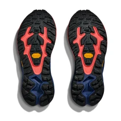 HOKA ONE ONE Mafate Hike vandrestøvle, dame (Midnight Blue / Neon Flame)