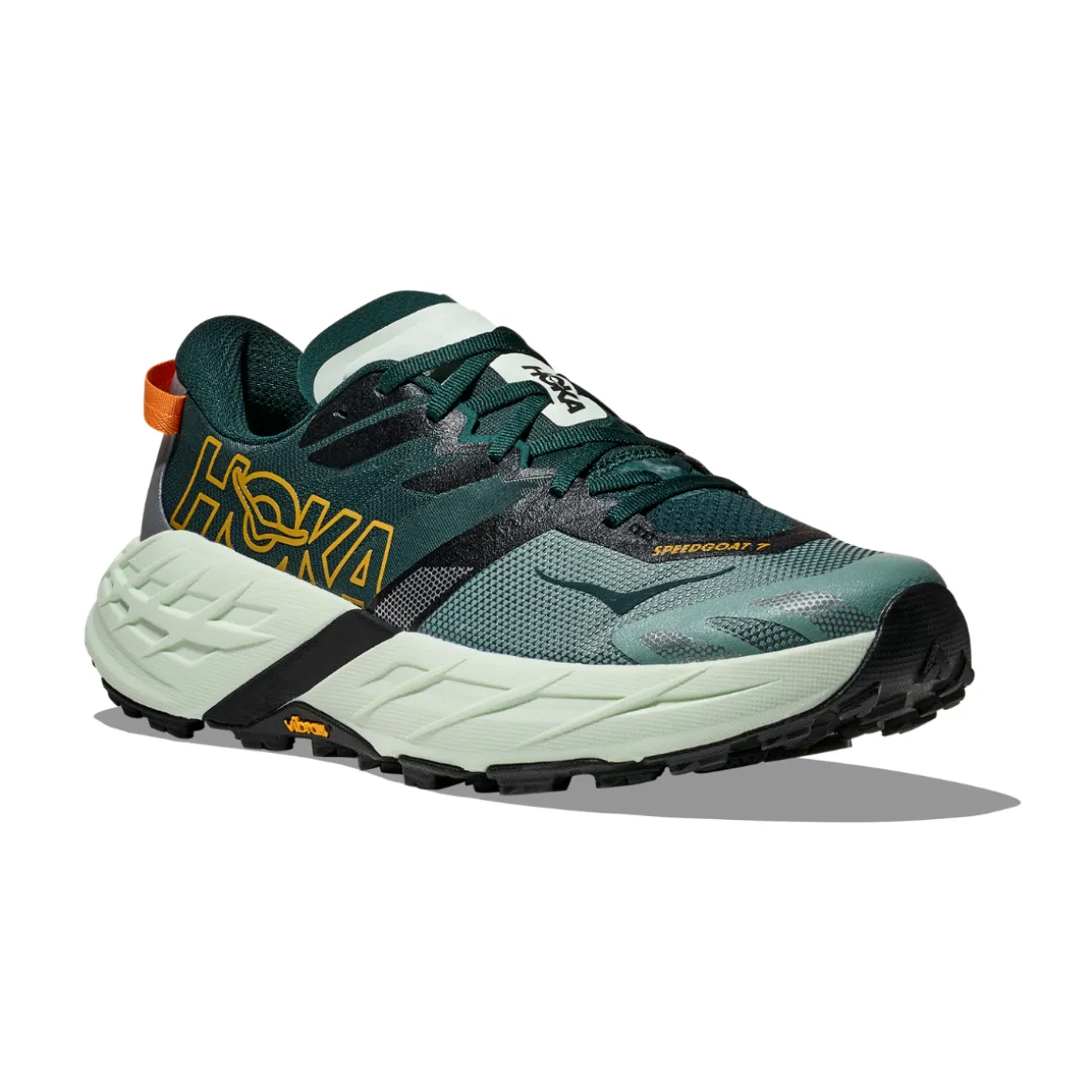 HOKA Speedgoat 7 vandre- og trailsko, herre (Bay Leaf /Sea Glass)