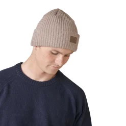 Klitmøller Collective Heavy Rib Beanie (Sand)