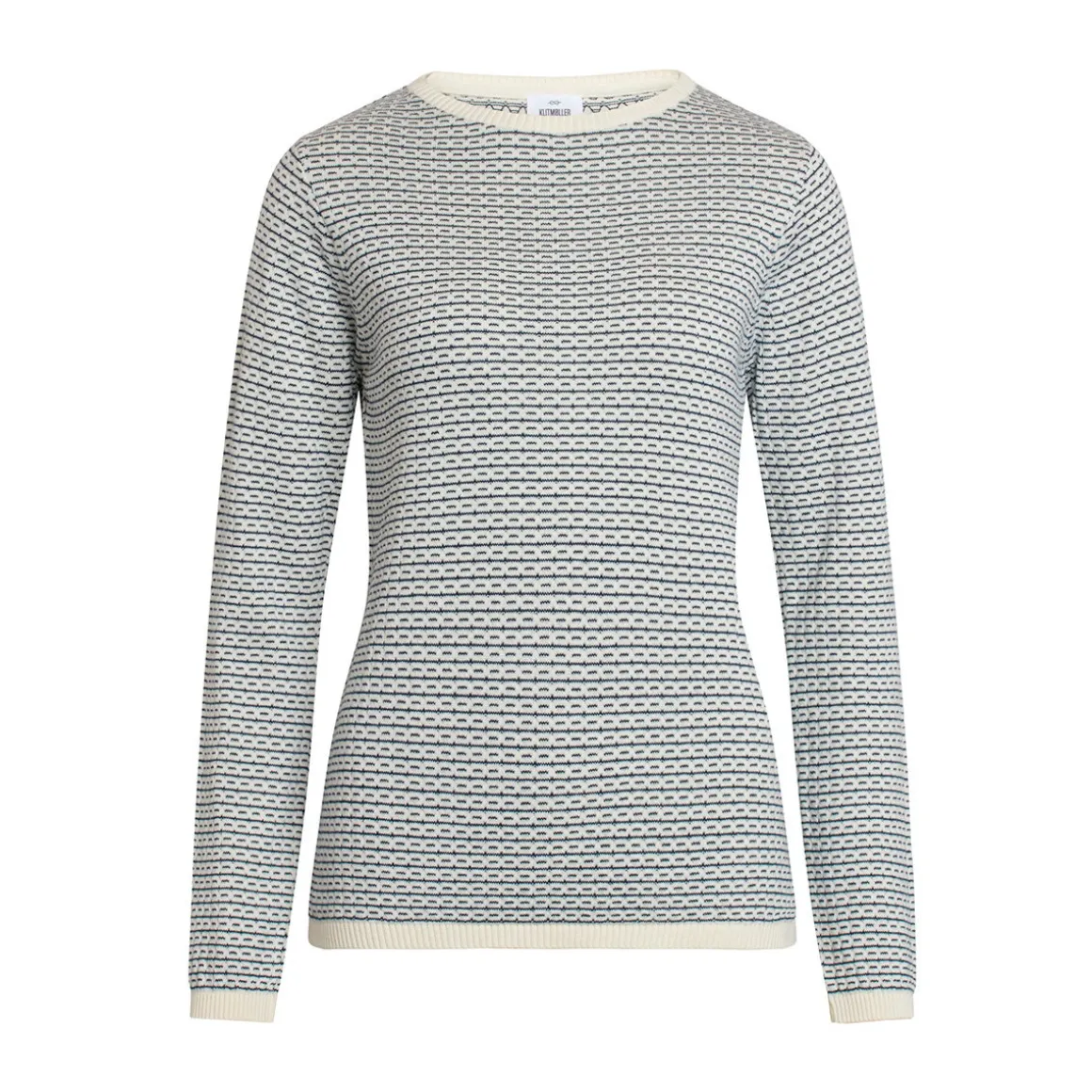 Klitmøller Collective Silje Knit bluse, dame (Cream Navy)