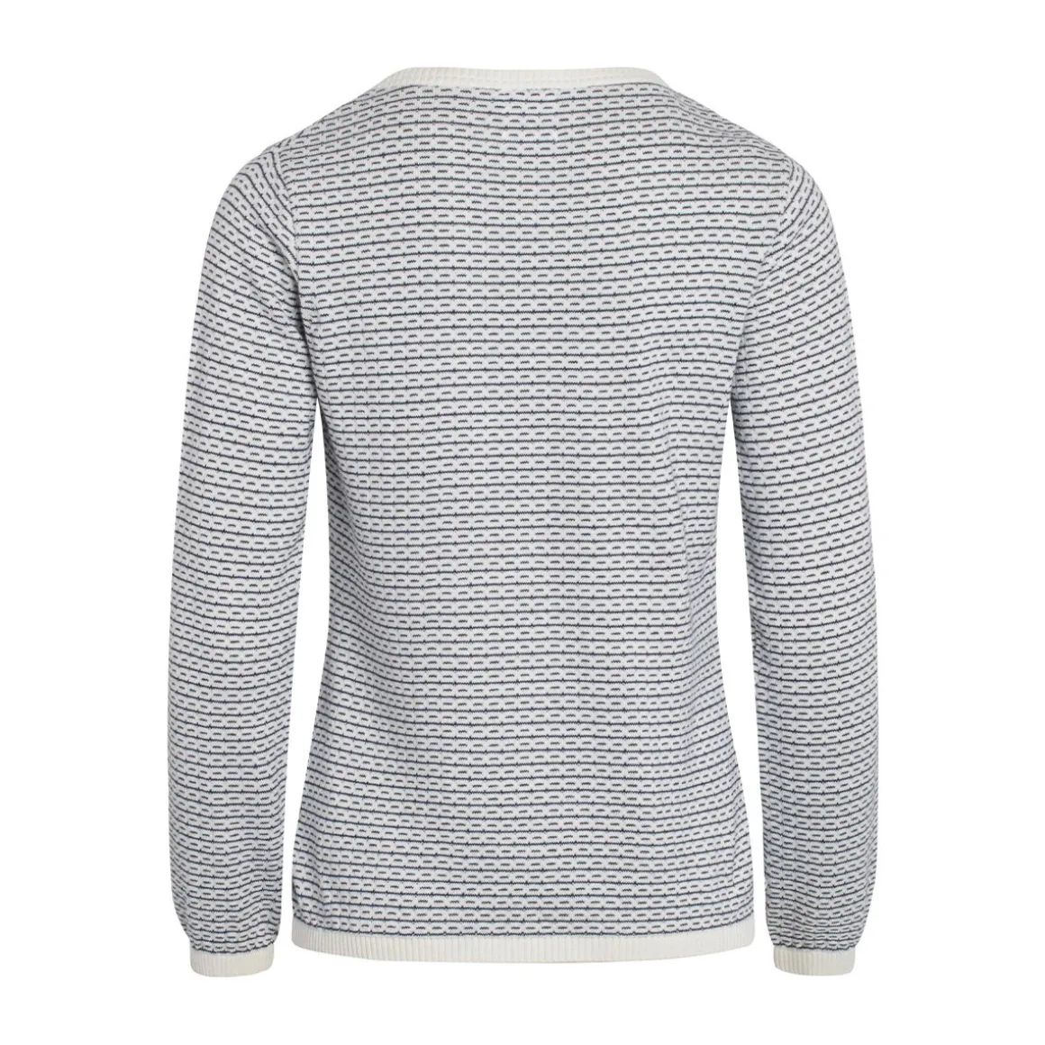 Klitmøller Collective Silje Knit bluse, dame (Cream Navy)