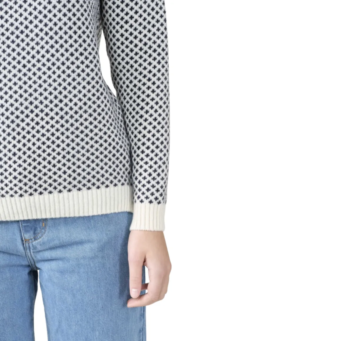 Klitmøller Elaine Knit Sweater, dame (Cream Navy)