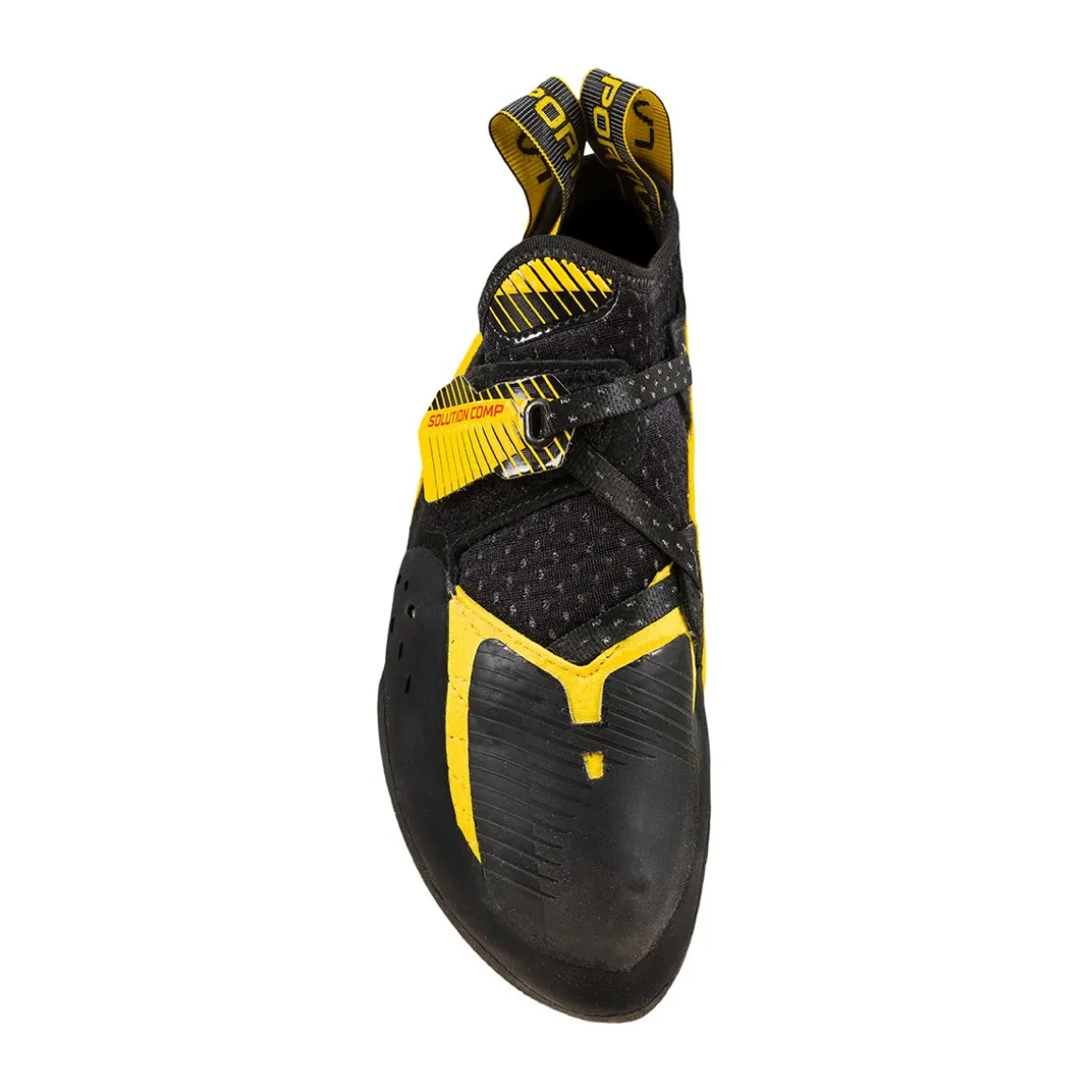 La Sportiva Solution Comp klatresko, herre (Black/Yellow)