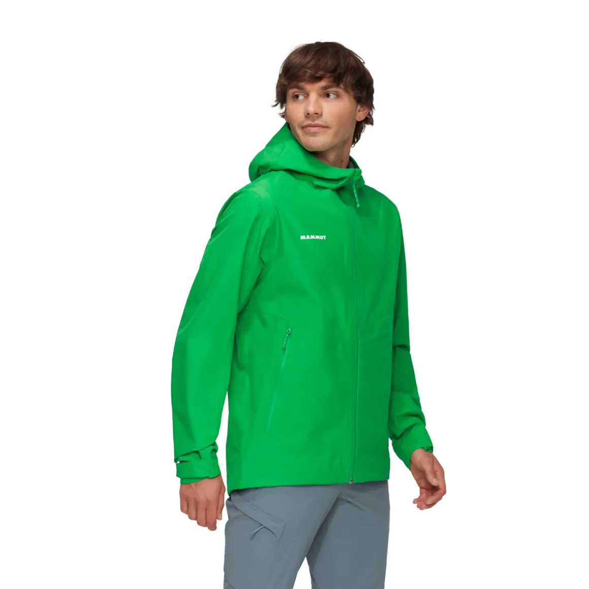 Mammut Alto Light HS Hooded skal- og regnjakke, herre (Pinea)