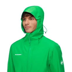 Mammut Alto Light HS Hooded skal- og regnjakke, herre (Pinea)