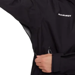 Mammut Alto Light HS Hooded regnjakke, herre (Black)