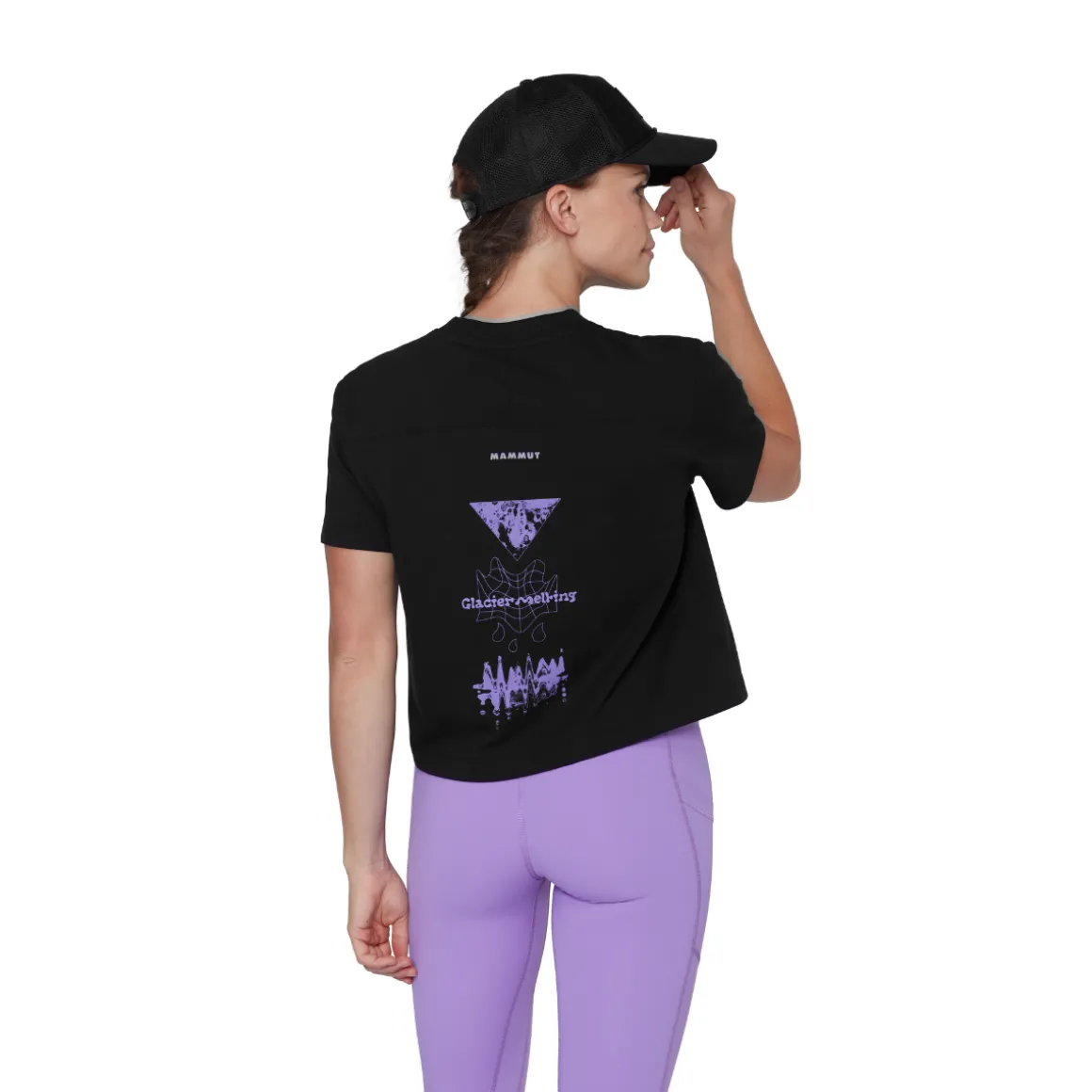 Mammut Base Cropped T-shirt, dame (Black)