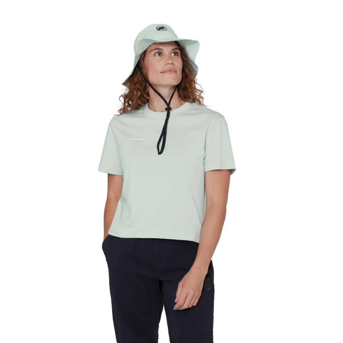 Mammut Base Cropped T-shirt, dame (Glacier)