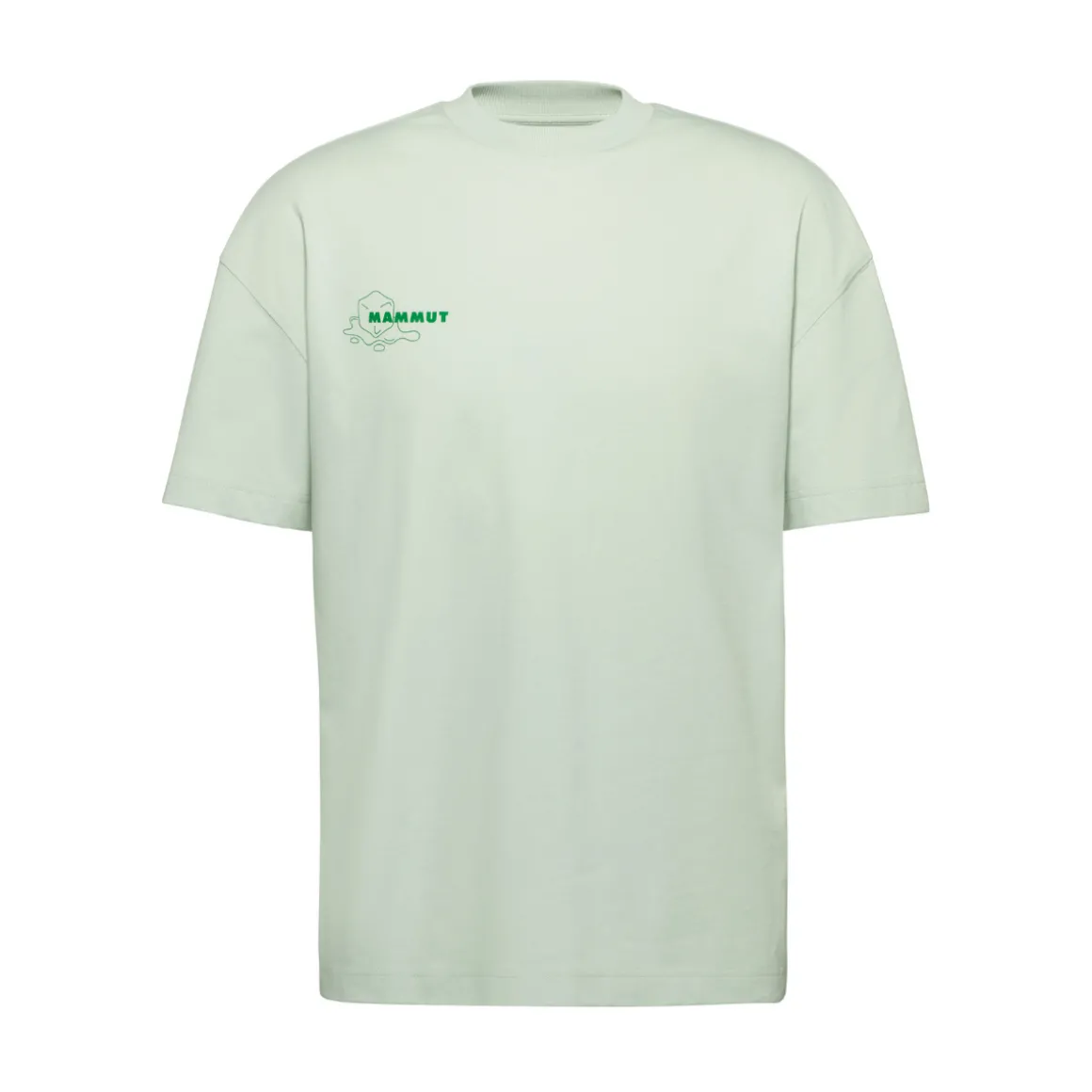 Mammut Base Relaxed T-Shirt Glacier, herre (Silver Sage)