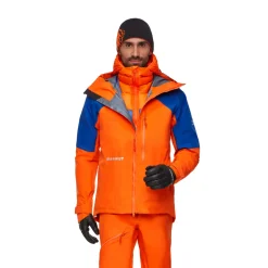 Mammut Eiger Nordwand Light Down IN Hooded Dunjakke, herre (Black / Orange)