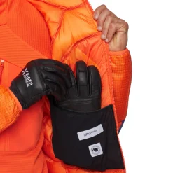 Mammut Eiger Nordwand Light Down IN Hooded Dunjakke, herre (Black / Orange)