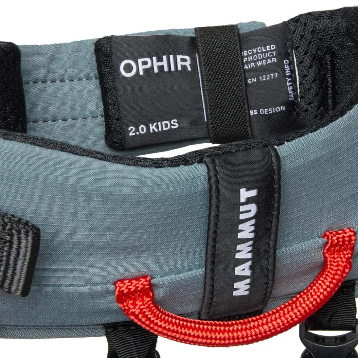 Mammut Ophir Kids 2.0 klatresele, junior (Strata / Mammut Red)