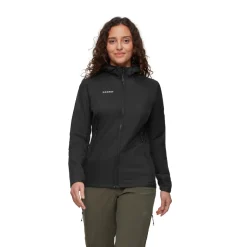 Mammut Rime Light IN Hybrid Hooded Softshell, dame (Black)