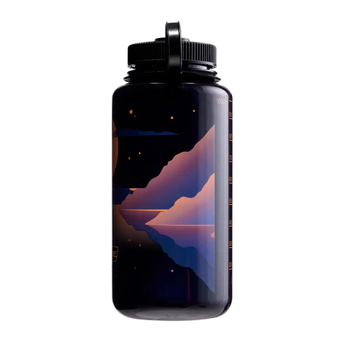 Nalgene Wide Mouth Sustain drikkedunk 1 L (Grey Moonset)