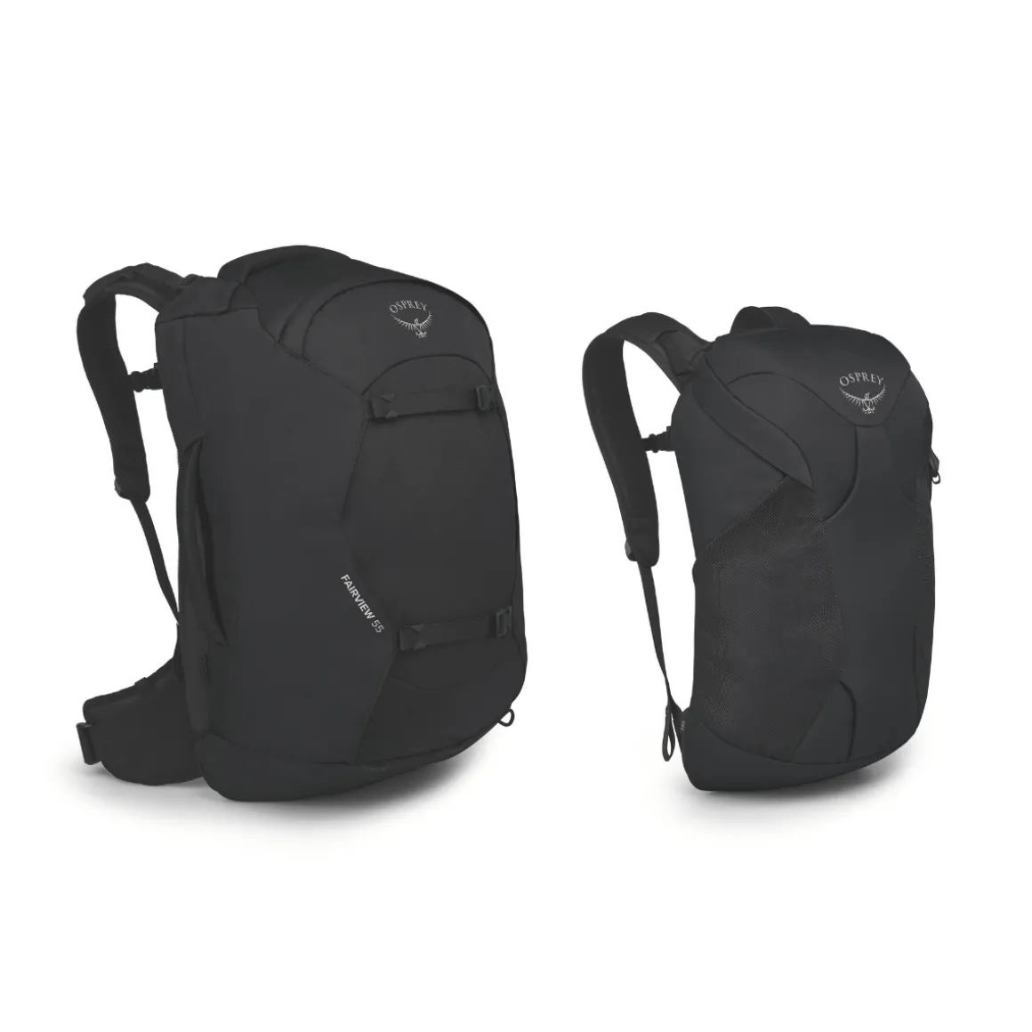 Osprey Fairview 55 L rejserygsæk, dame (Black)