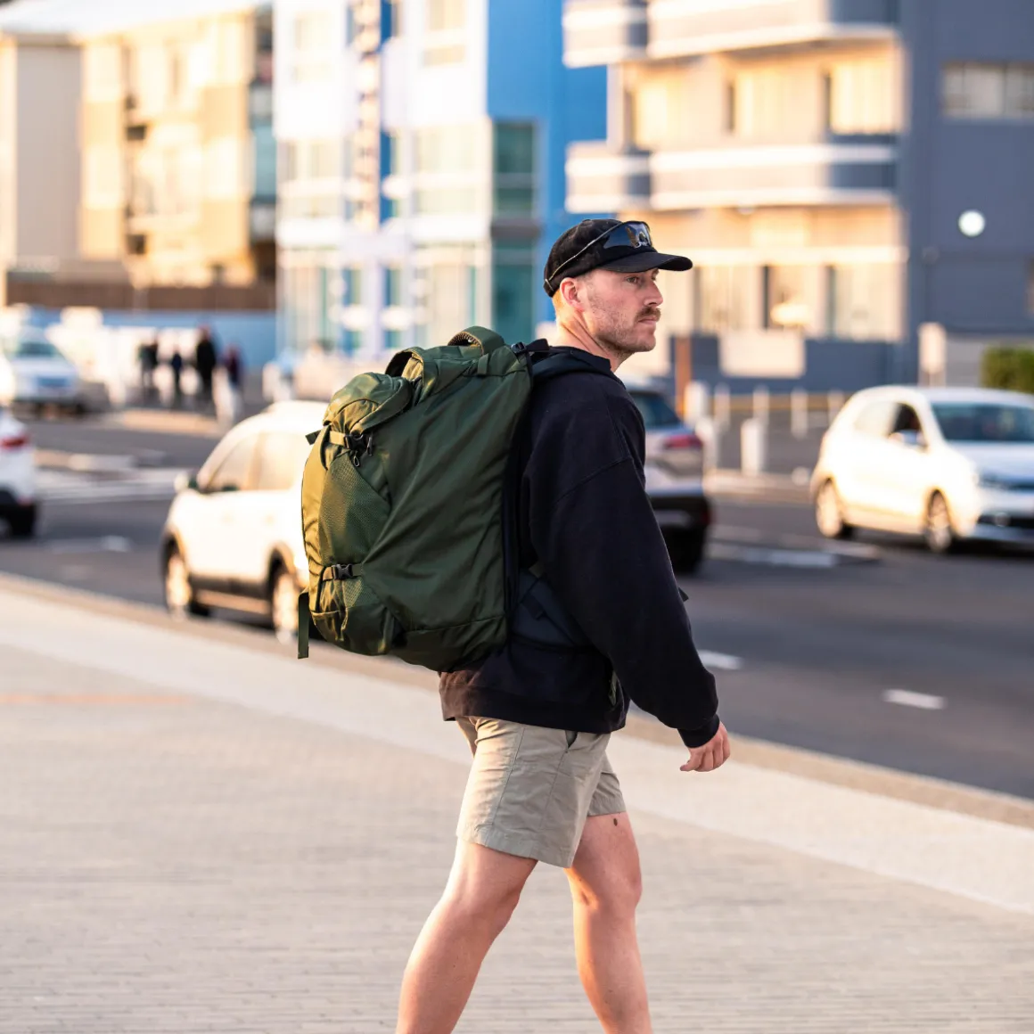 Osprey Farpoint Travel Pack 55 L rejserygsæk, herre (Gopher Green)