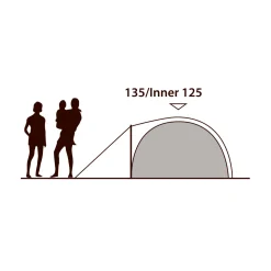 Outwell Cloud 4 campingtelt, 4 personer