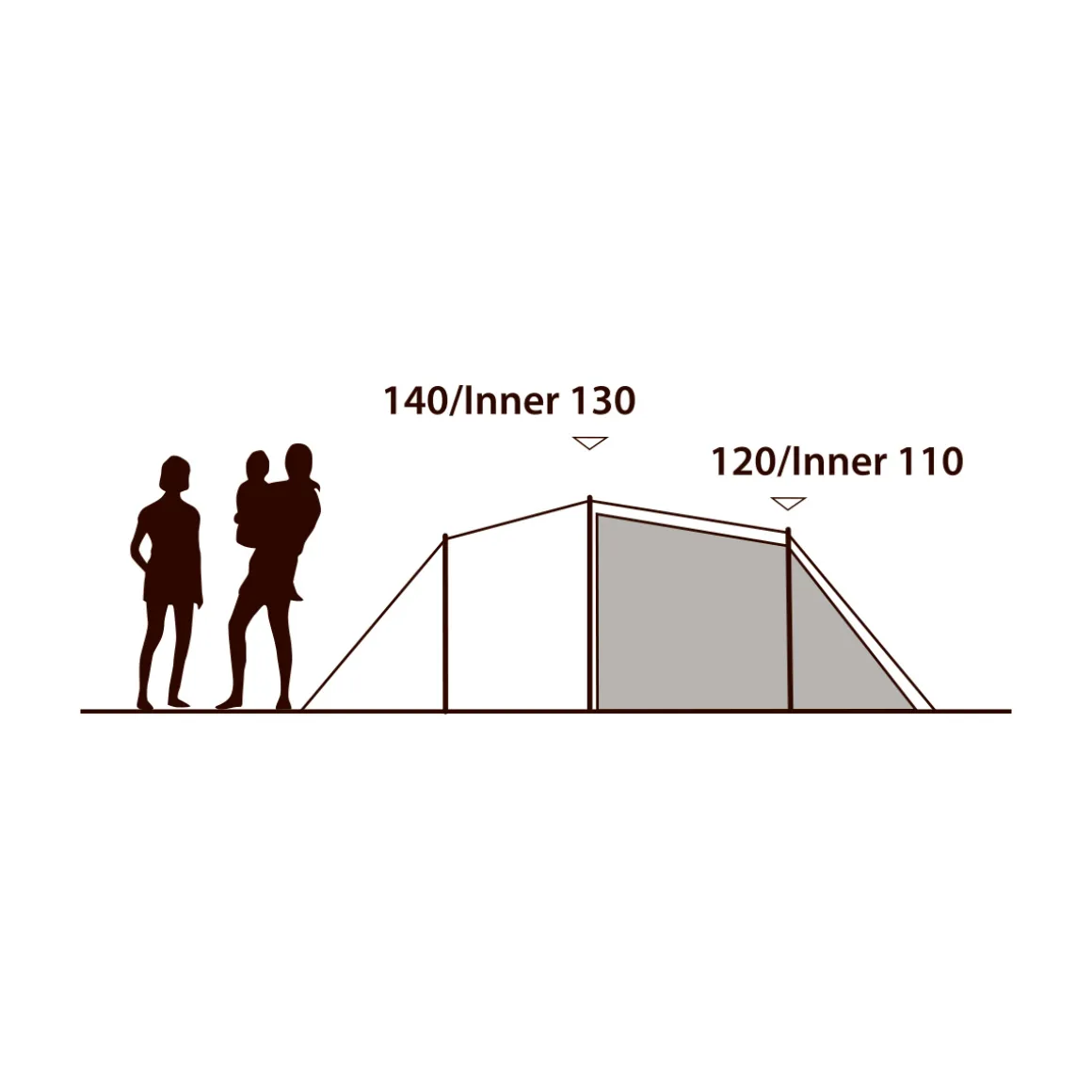 Outwell Earth 4 campingtelt, 4 personer