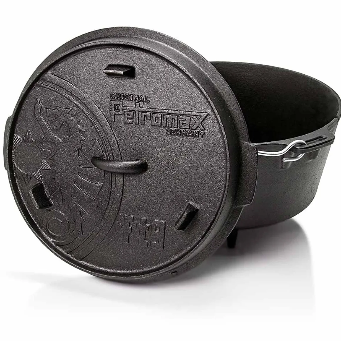 Petromax Dutch Oven ft 9", 8 liter støbejernsgryde