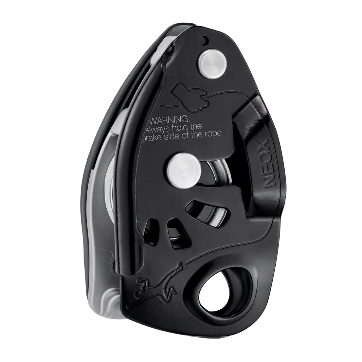 Petzl Neox Rebbremse (Black)