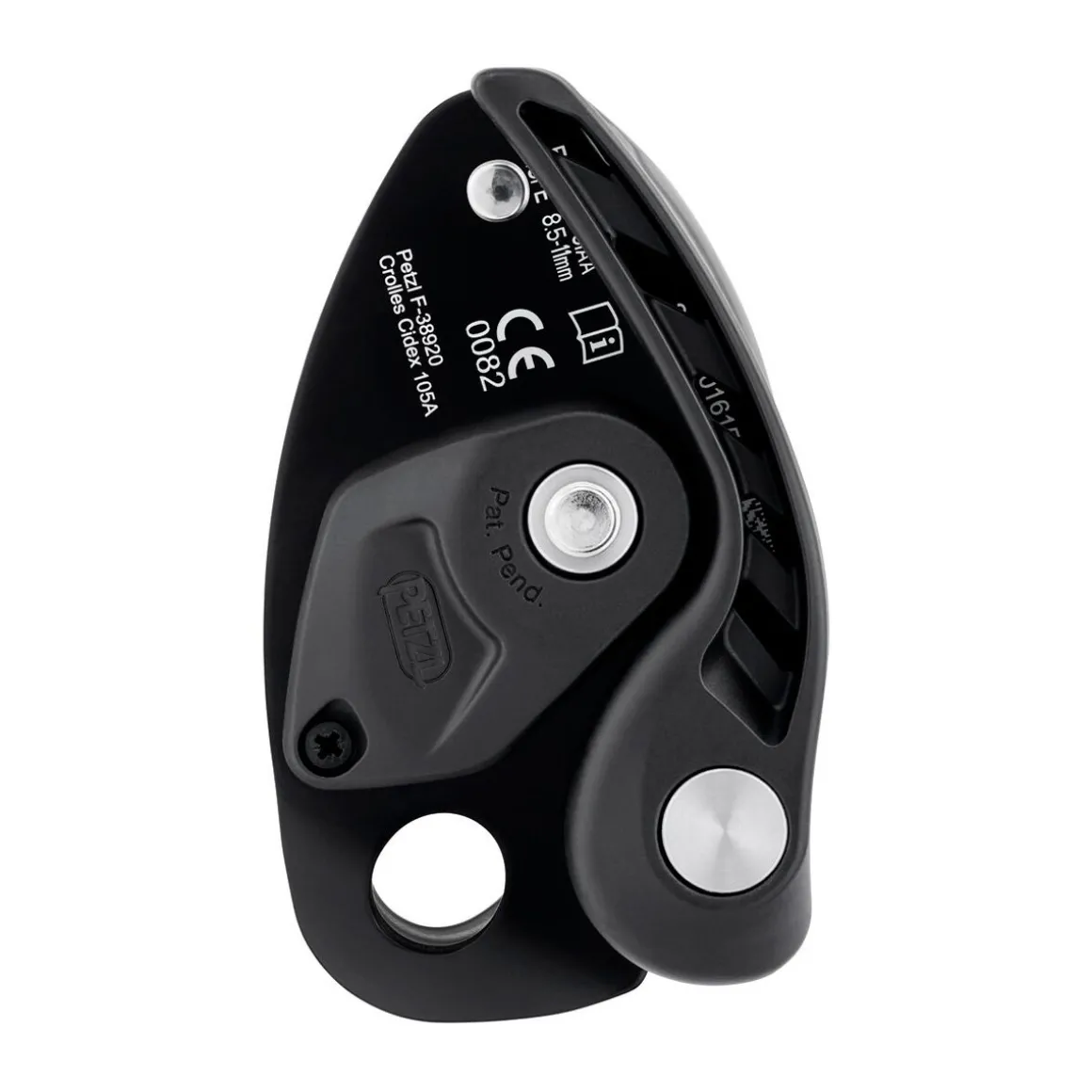 Petzl Neox Rebbremse (Black)