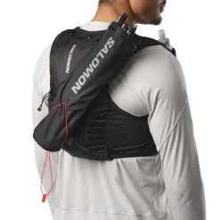 Salomon Active Skin 4 SET løbevest, unisex (Black)