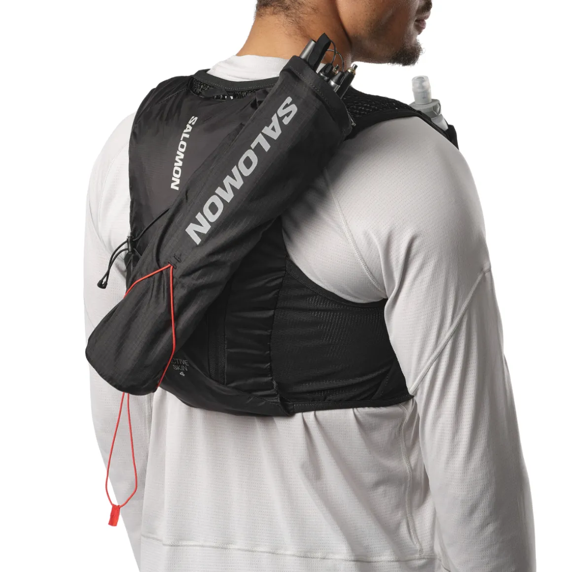 Salomon Active Skin 4 SET løbevest, unisex (Black)