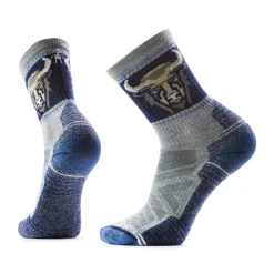 Smartwool Hike Light Cushion Crew Bison vandresokker, herre (Light Grey)