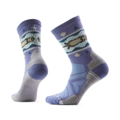 Smartwool Womans Hike Light Cushion Crew Otter Vandresokker, dame (Nightfall Blue)