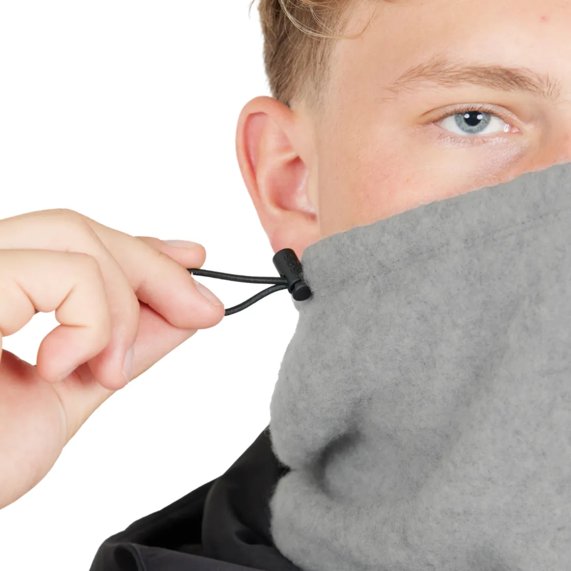 SOS Aneto Wool Neckgaiter (Light Grey Melange)