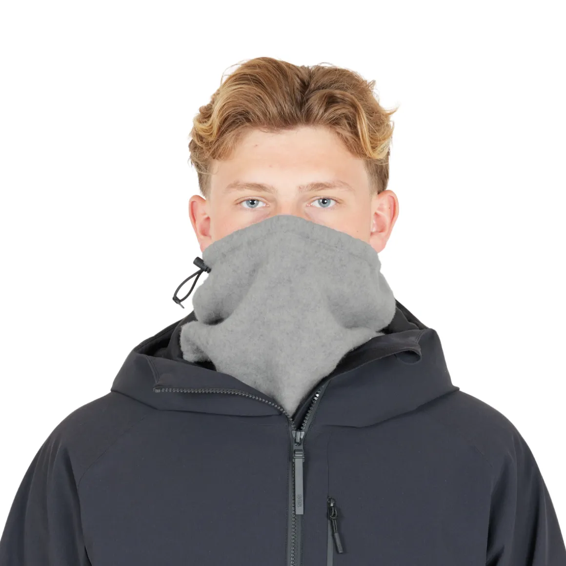 SOS Aneto Wool Neckgaiter (Light Grey Melange)