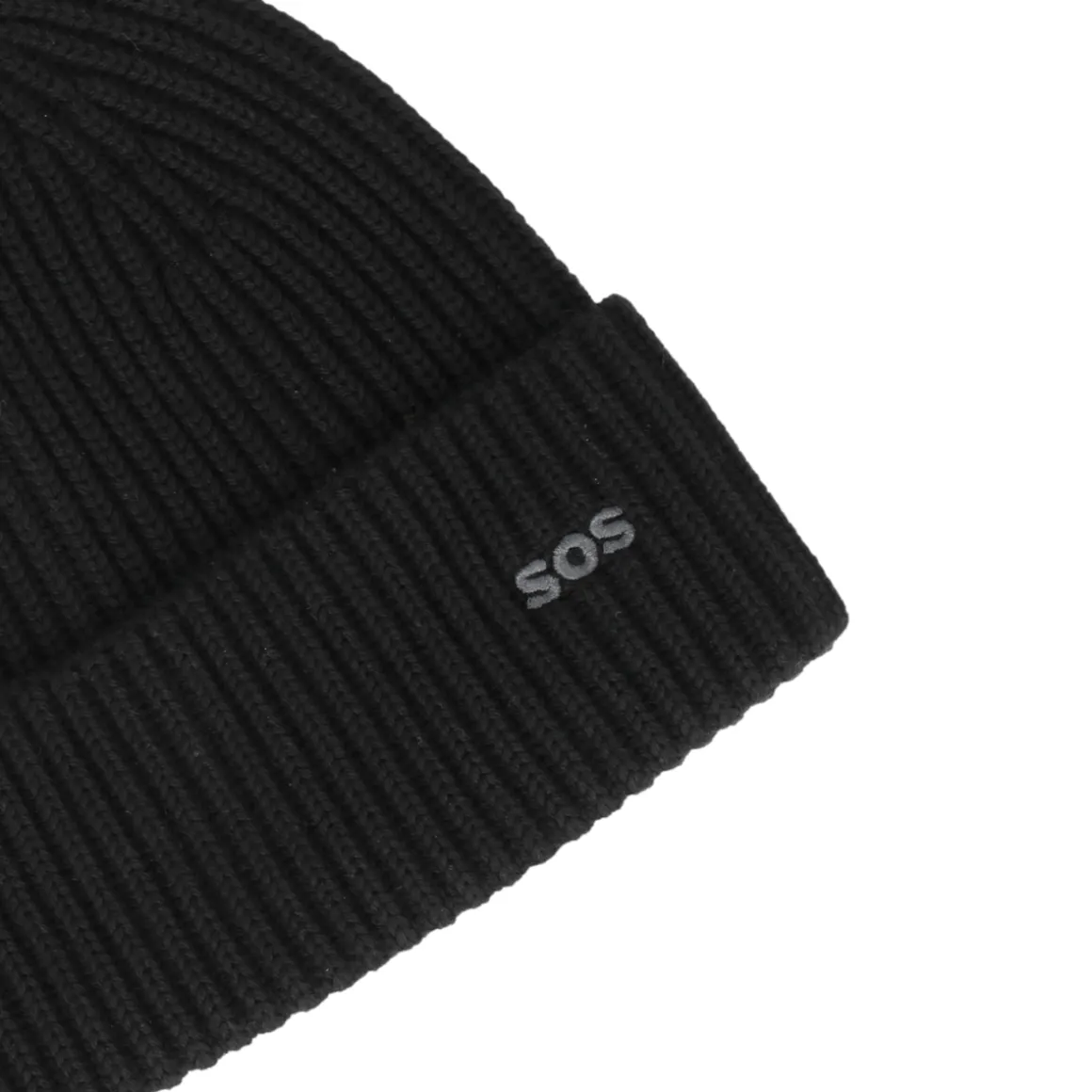 SOS Girdwood Wool Beanie (Black)