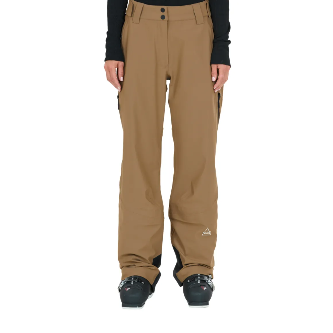 SOS Hoverla 3-Layer Skibukser, dame (Shitake)