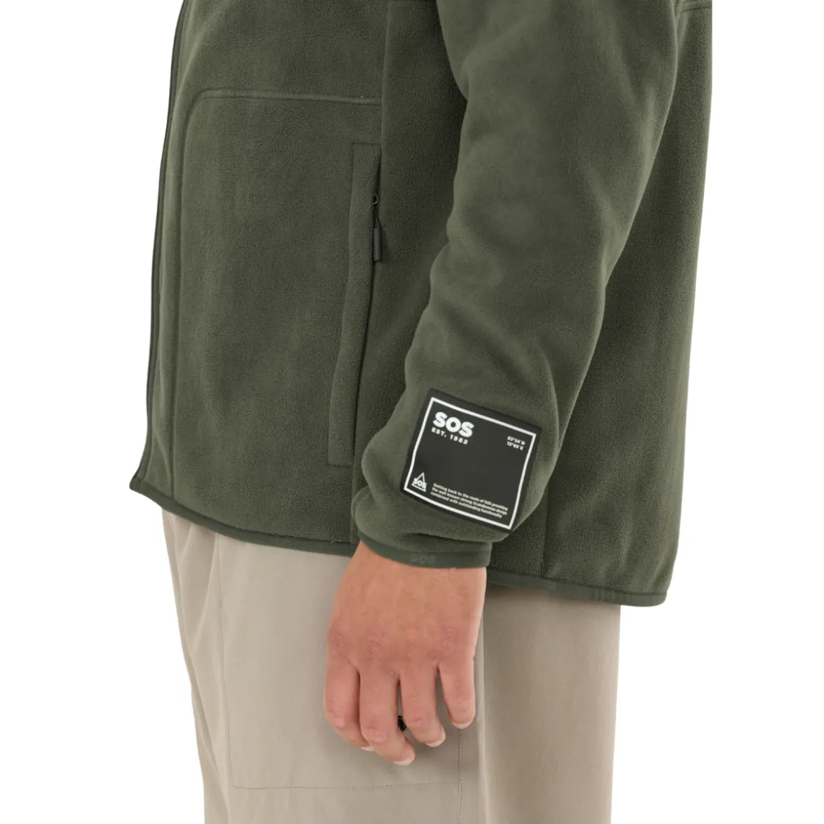 SOS Munson Full Zip Fleece, herre (Duffel Bag)