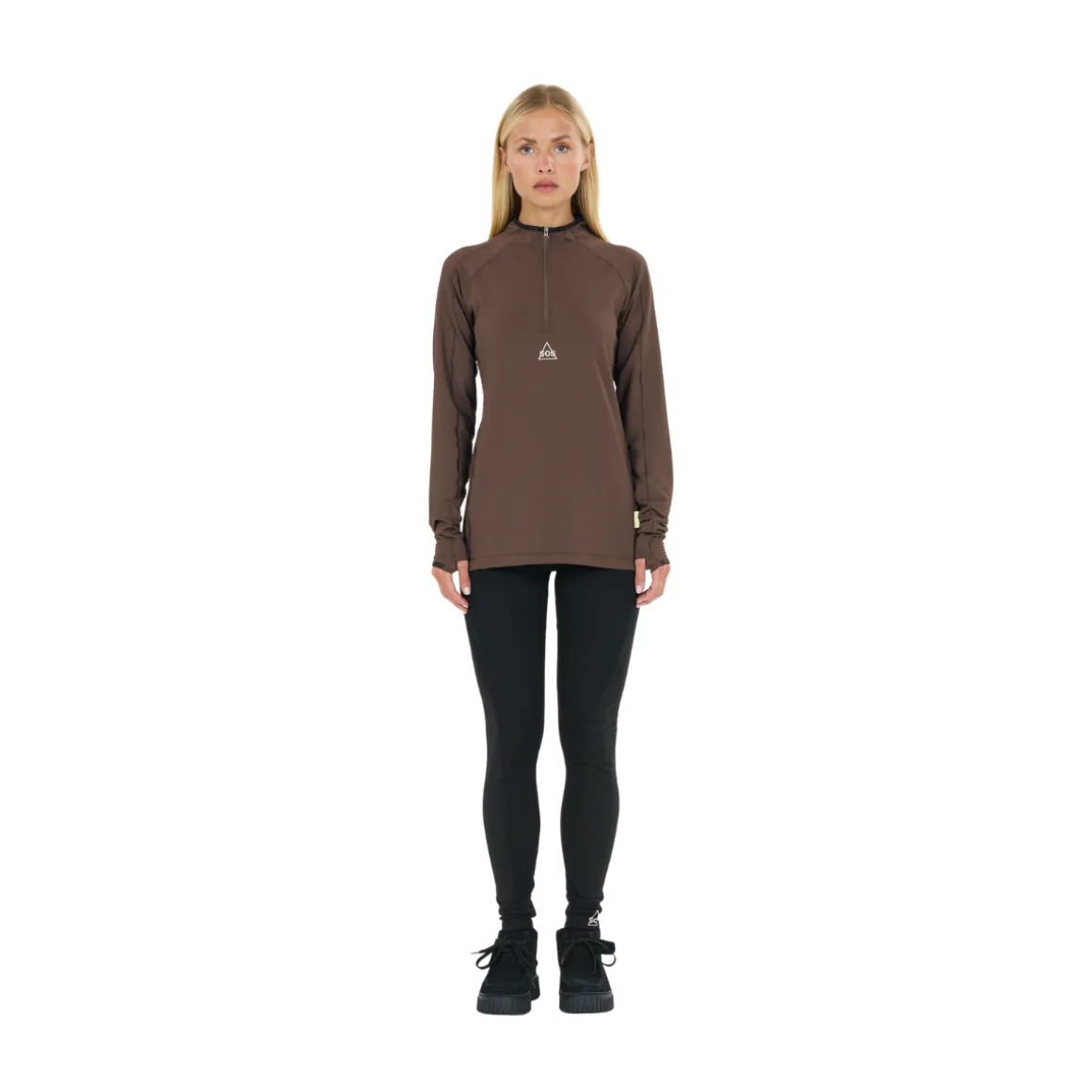 SOS Timberline Half Zip Skipulli, dame (Delicioso)