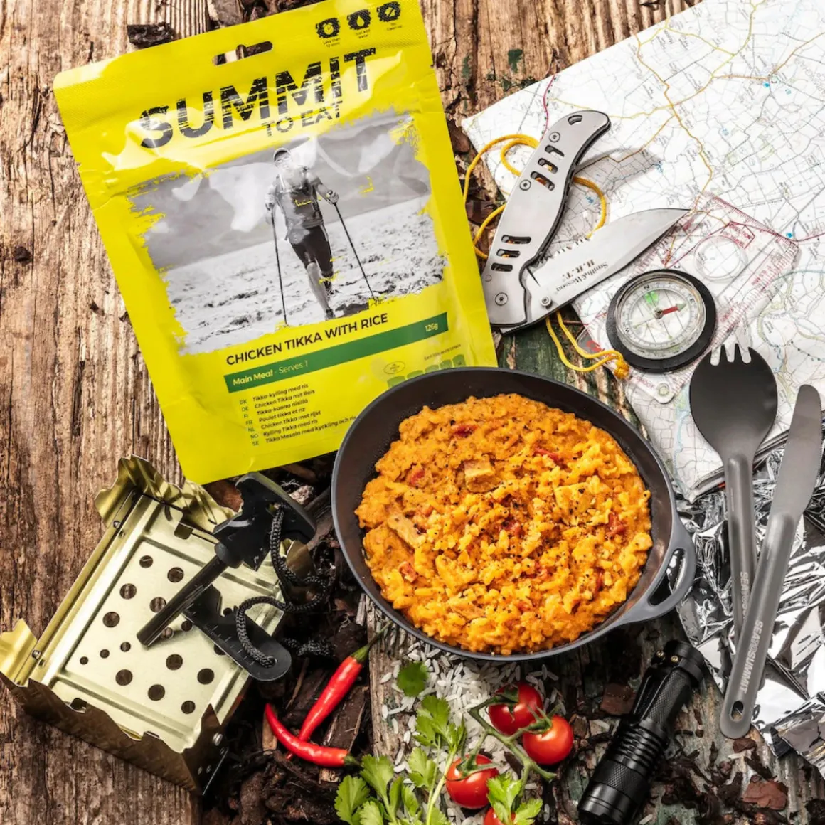 Summit To Eat Chicken Tikka With Rice/ Kylling Tikka med ris
