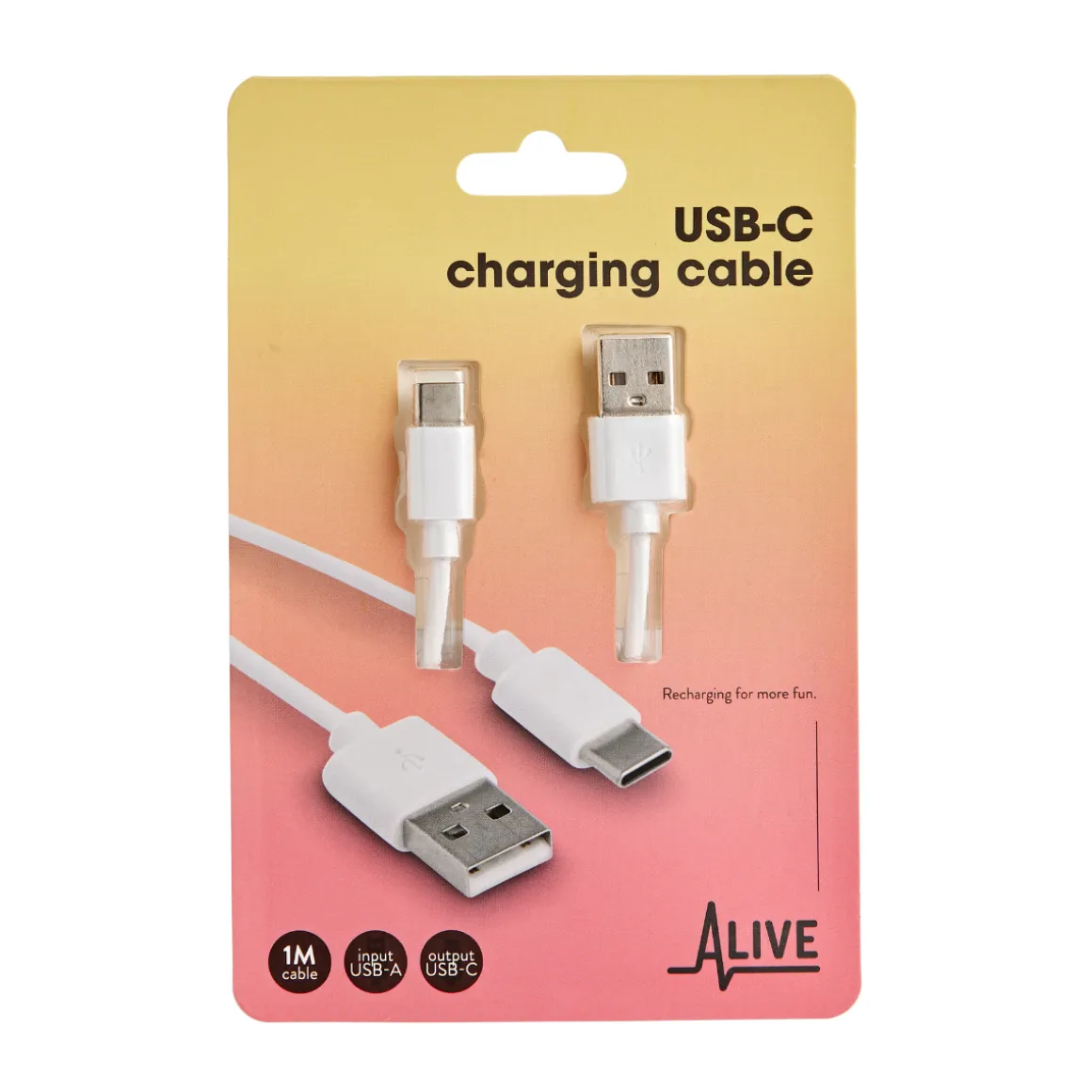USB-C Opladerkabel til Android