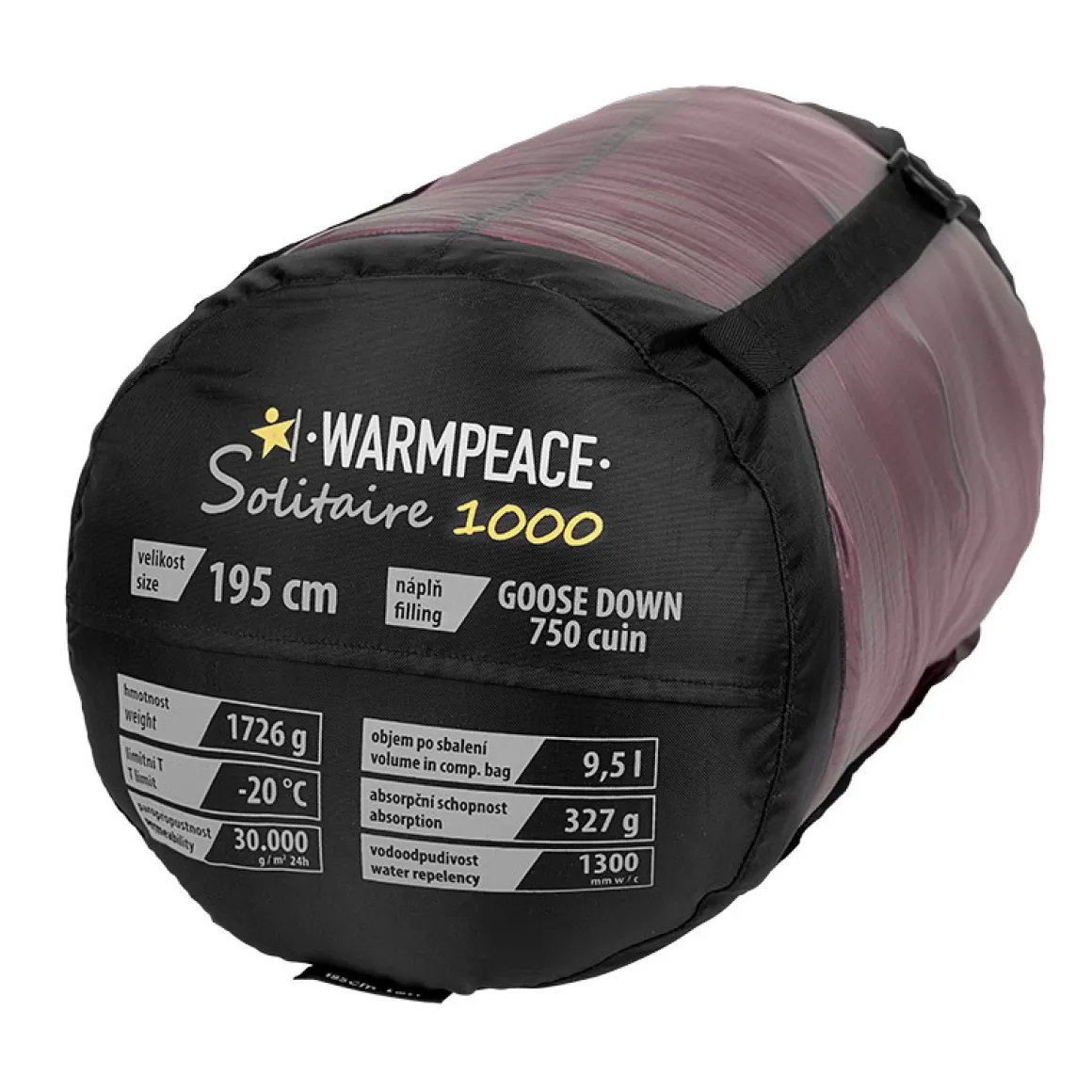 Warmpeace Solitaire 1000 / 195 cm V, dunsovepose