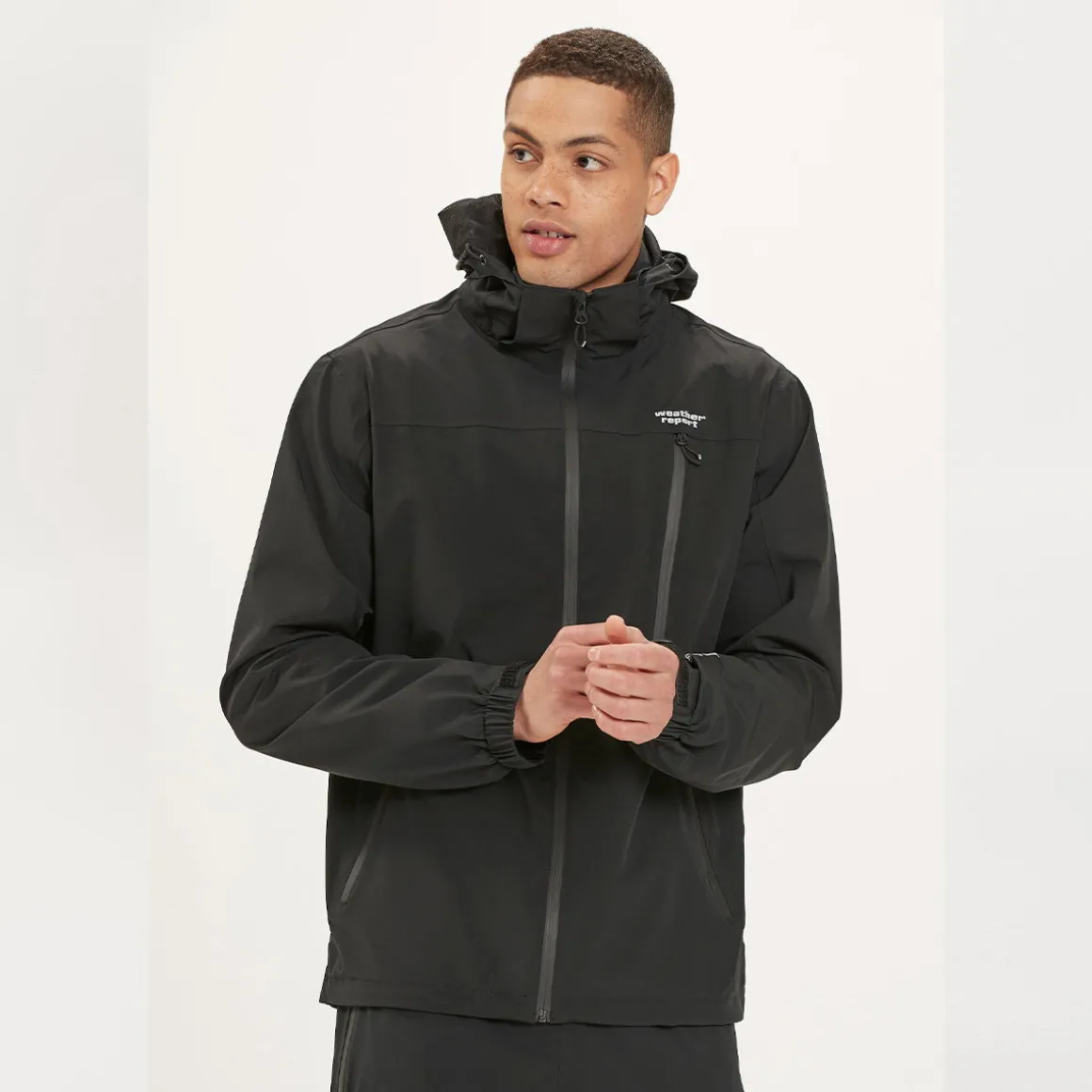 Weather Report Delton regnjakke, herre (Black)