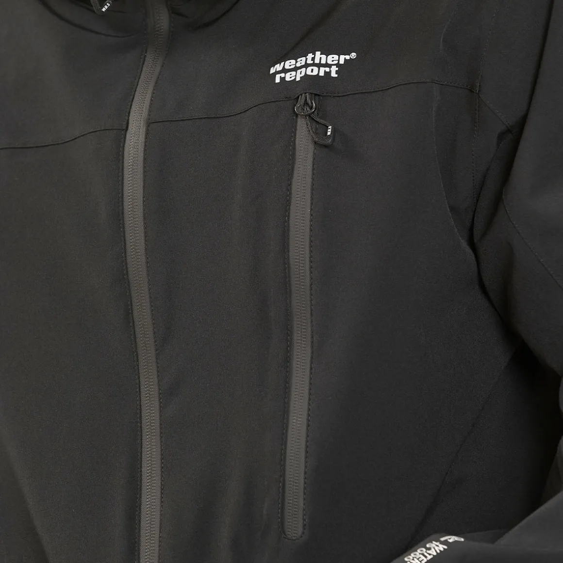 Weather Report Delton regnjakke, herre (Black)