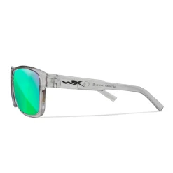 Wiley X Trek, Captivate Polaroid Glas, Transparent Stel, Unisex