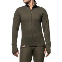 Woolpower Full Zip Jacket 400 uldtrøje, unisex (Pine Green)
